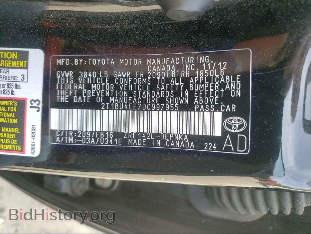 2013 TOYOTA COROLLA - VIN: 2T1BU4EE7DC997955 - Photo 10