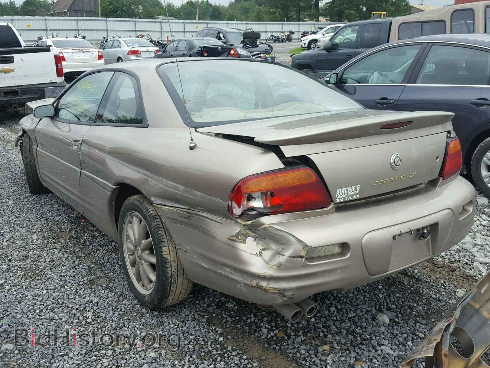 2000 CHRYSLER SEBRING - VIN: 4C3AU52N5YE094165 - Фото 3