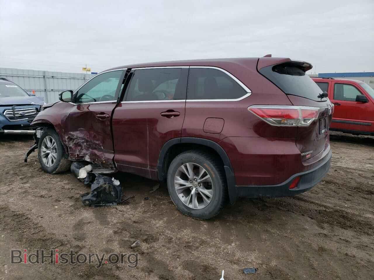 2015 TOYOTA HIGHLANDER - VIN: 5TDBKRFH1FS197366 - Фото 2