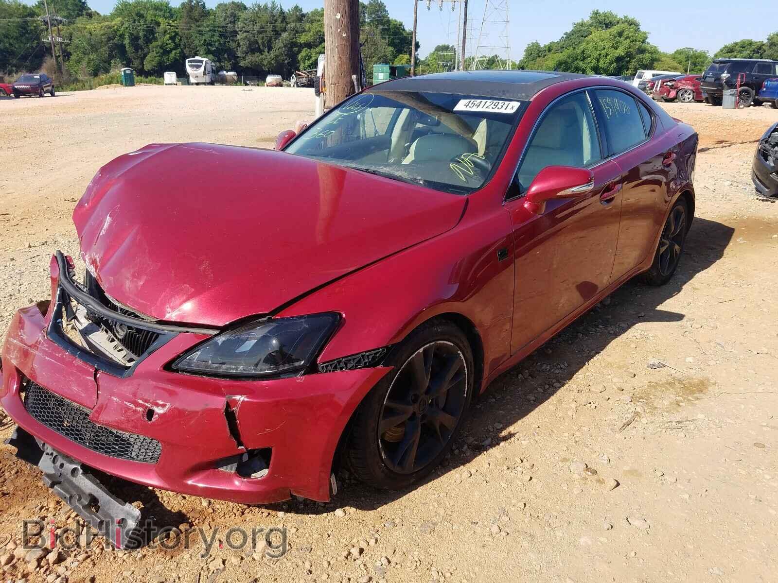 2010 LEXUS IS - VIN: JTHBE5C20A2017700 - Photo 2