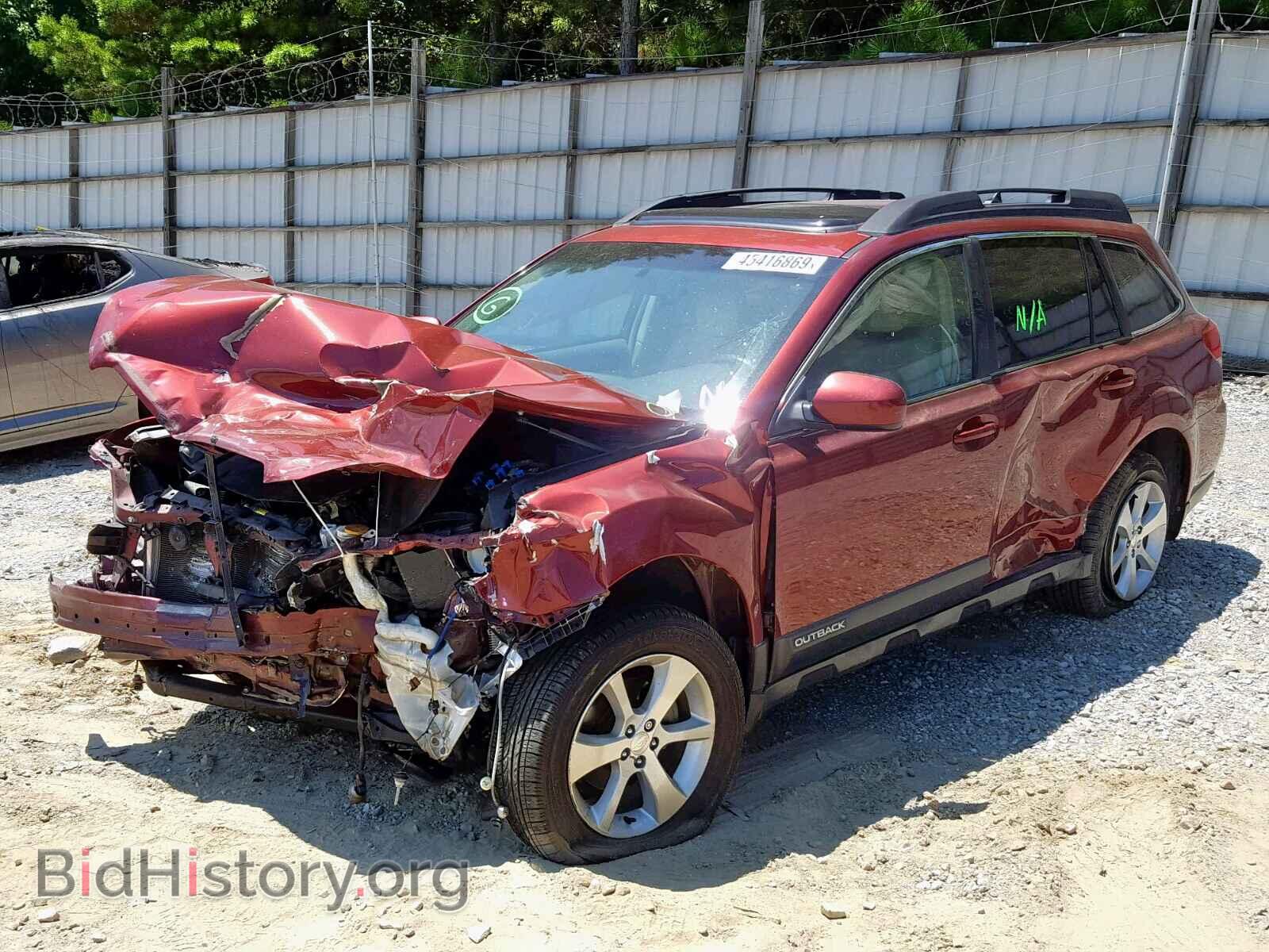 2014 SUBARU OUTBACK 2. - VIN: 4S4BRCLC2E3237273 - Фото 2