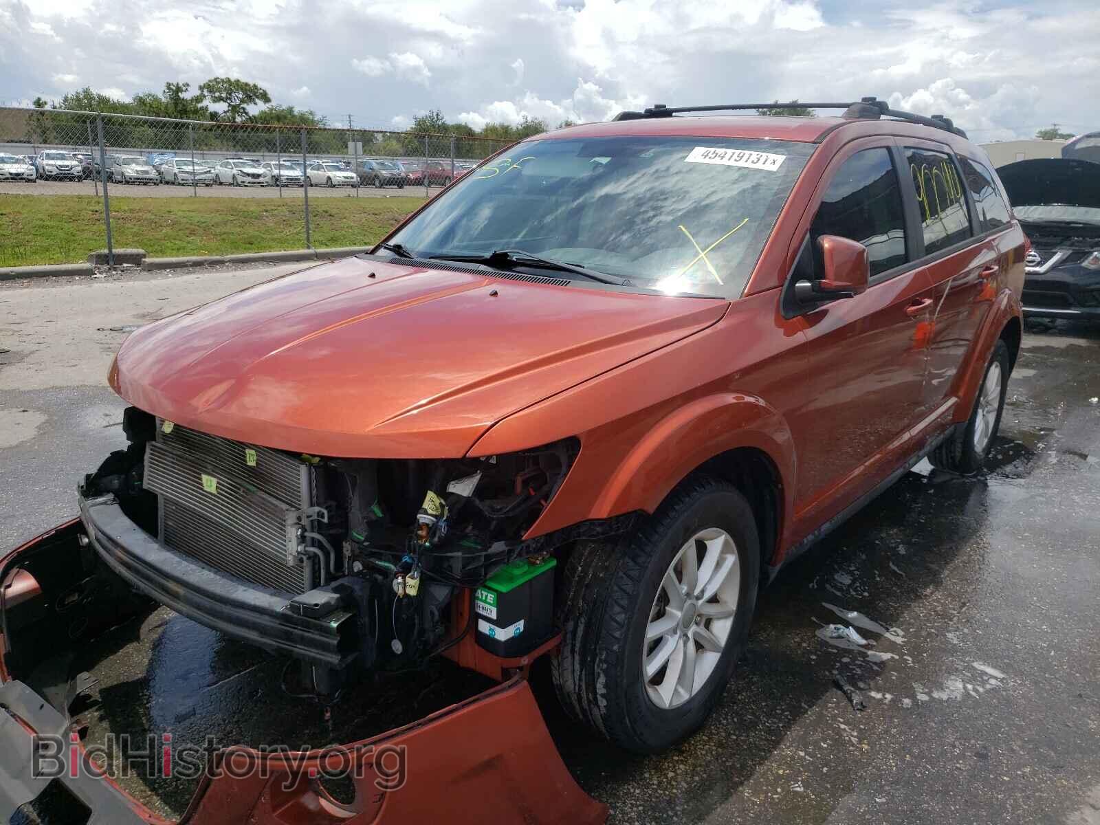 2013 DODGE JOURNEY - VIN: 3C4PDCBB5DT539788 - Фото 2