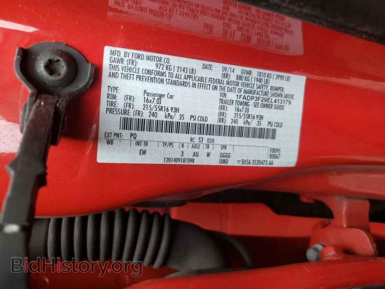 2014 FORD FOCUS - VIN: 1FADP3F29EL413179 - Photo 10