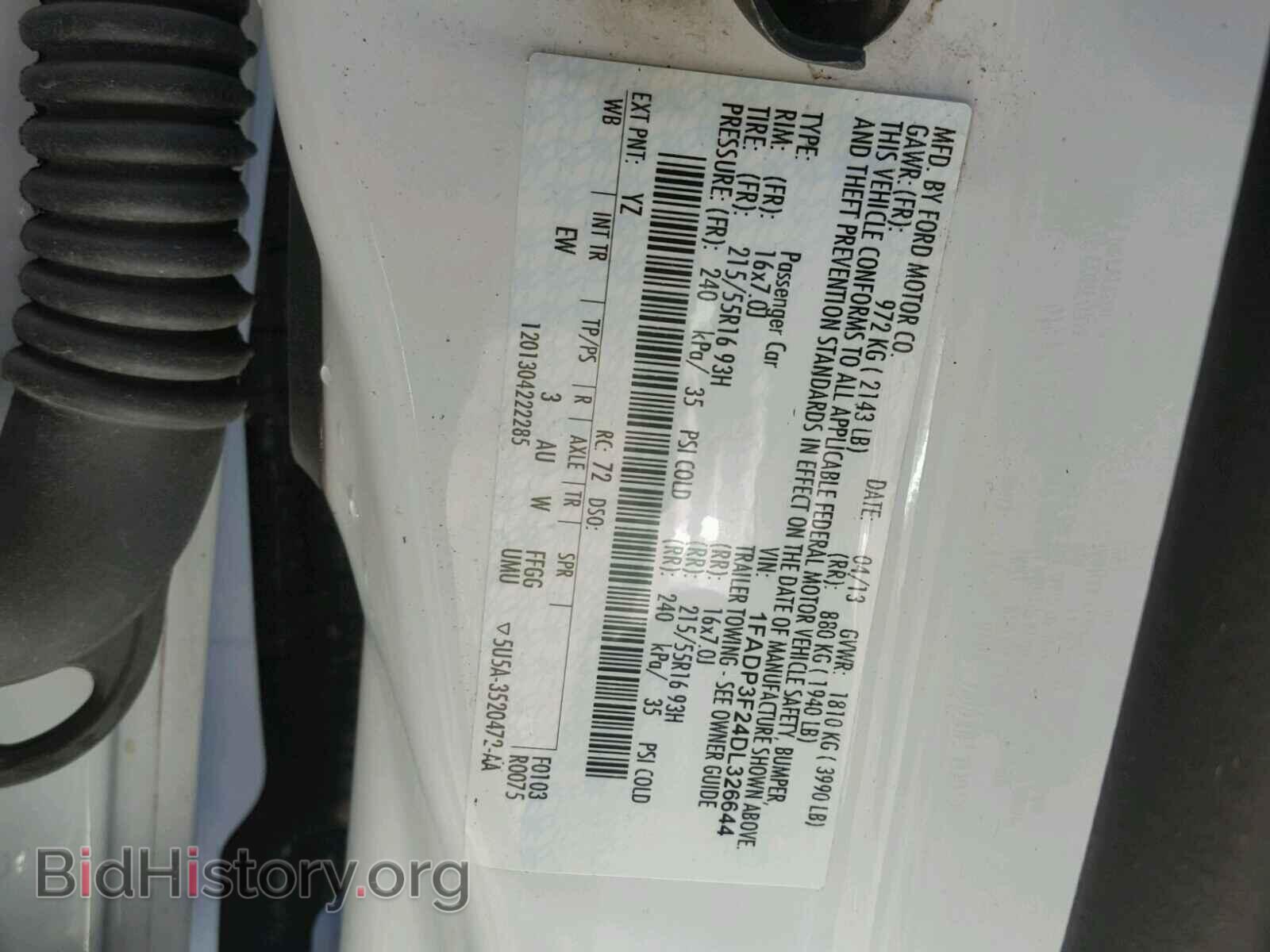 2013 FORD FOCUS - VIN: 1FADP3F24DL326644 - Photo 10