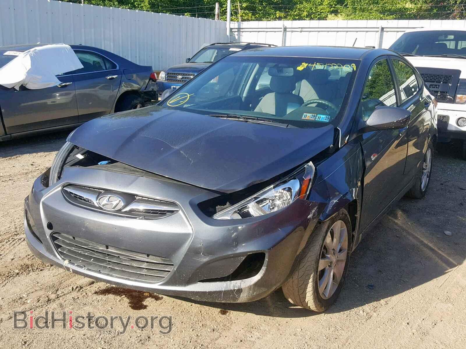 2013 HYUNDAI ACCENT - VIN: KMHCU4AE7DU339951 - Фото 2