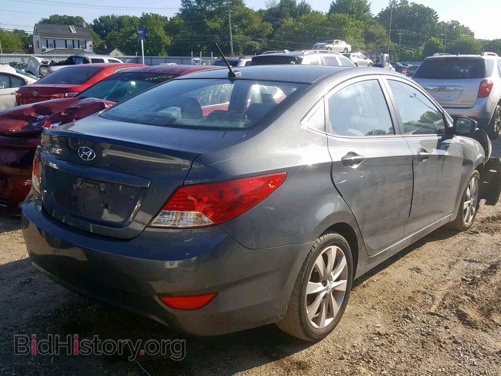 2013 HYUNDAI ACCENT - VIN: KMHCU4AE7DU339951 - Фото 4