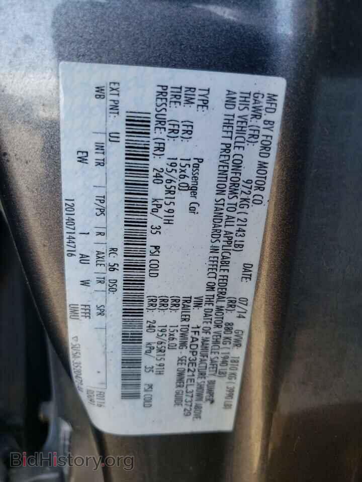 2014 FORD FOCUS - VIN: 1FADP3E21EL373729 - Photo 10