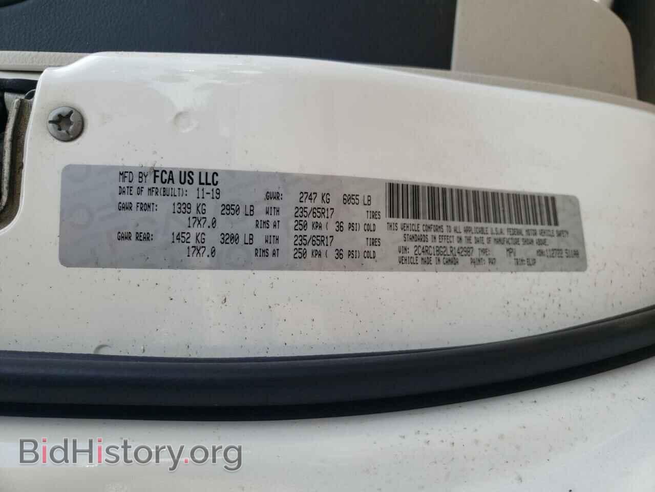 2020 CHRYSLER PACIFICA - VIN: 2C4RC1BG2LR142987 - Photo 10