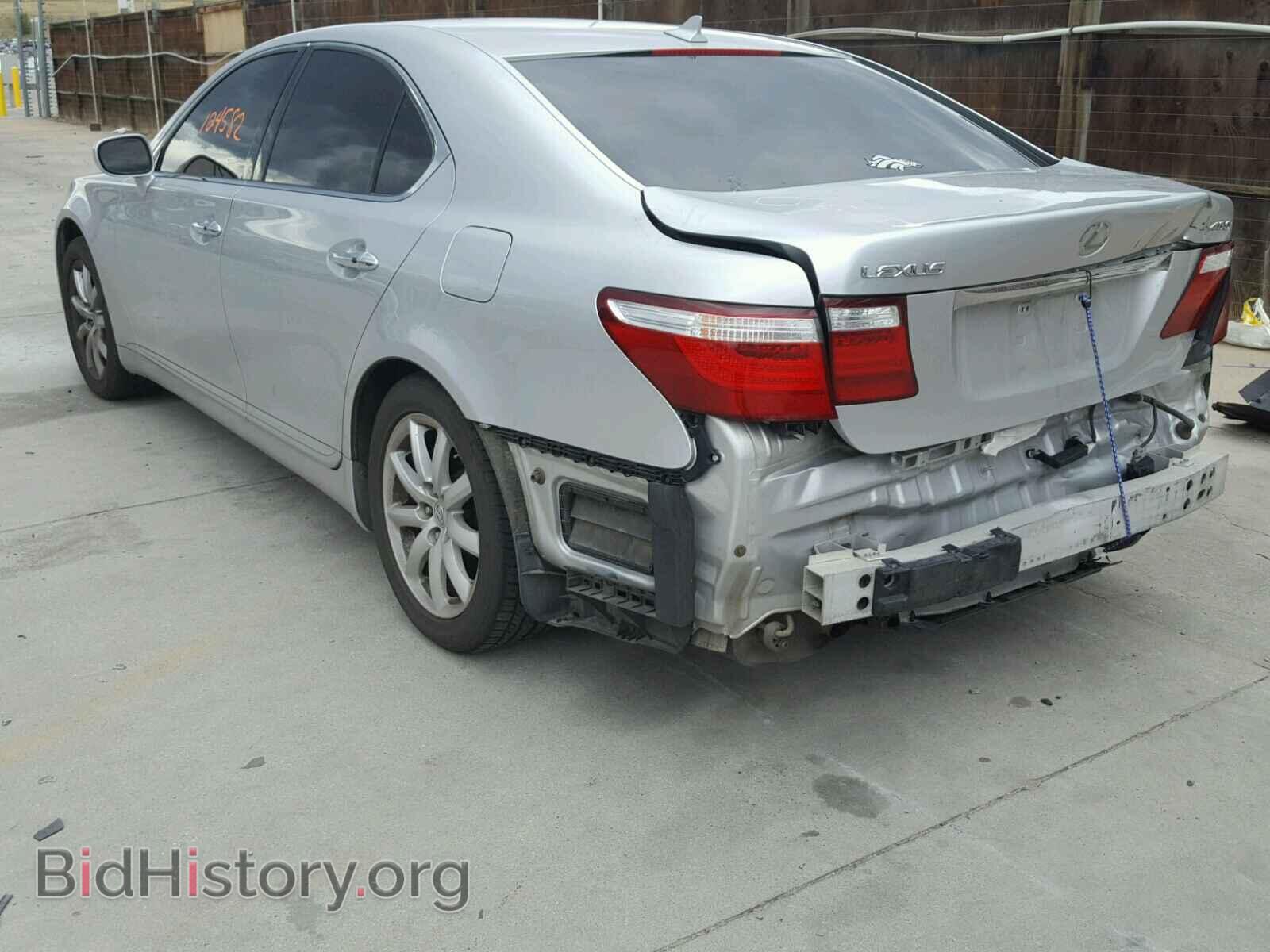 2007 LEXUS LS460 - VIN: JTHBL46F275044306 - Фото 3