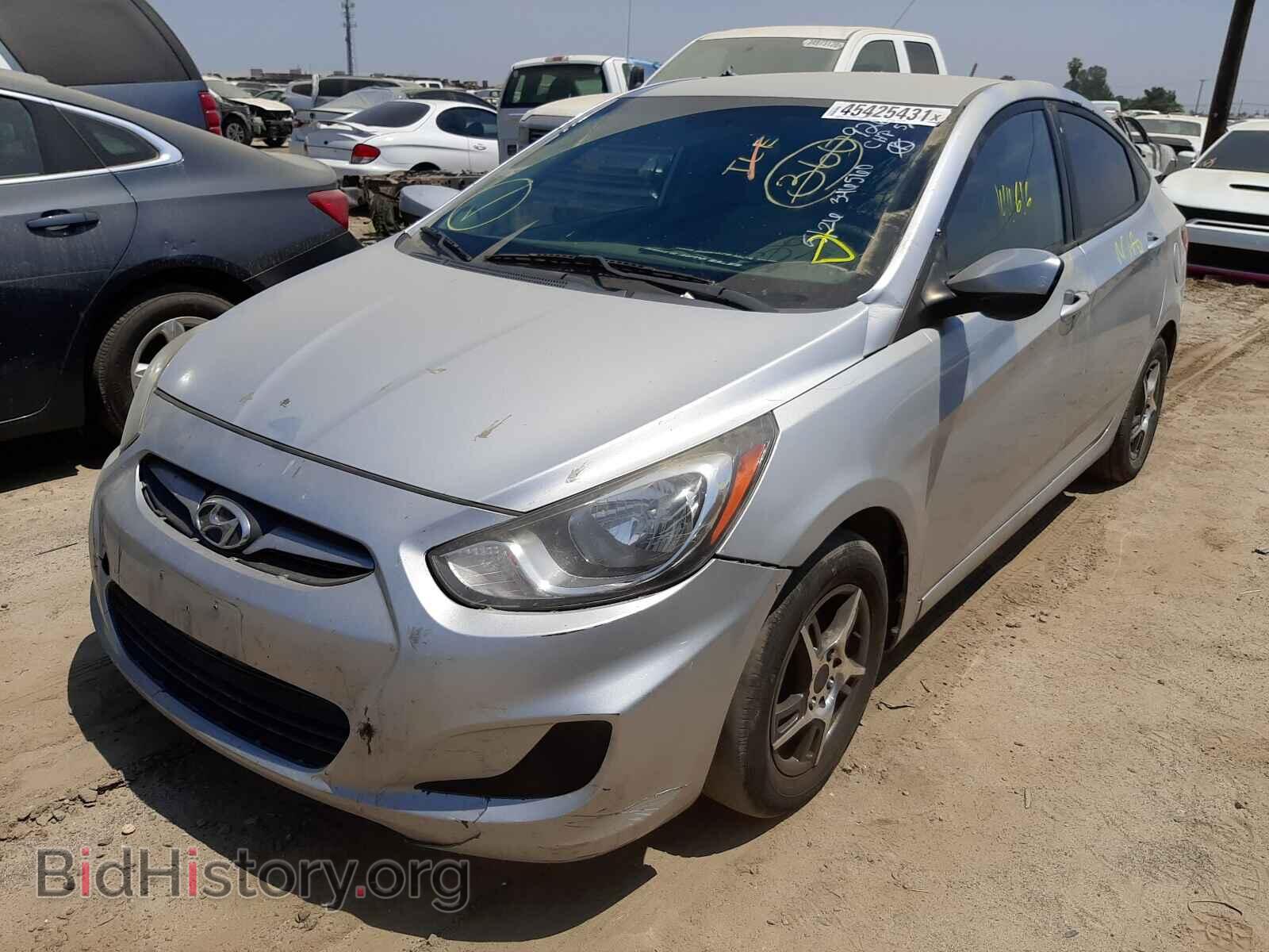 2013 HYUNDAI ACCENT - VIN: KMHCT4AE1DU346560 - Фото 2