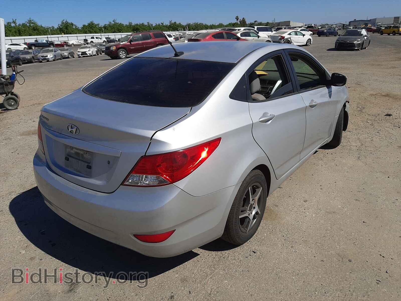 2013 HYUNDAI ACCENT - VIN: KMHCT4AE1DU346560 - Фото 4