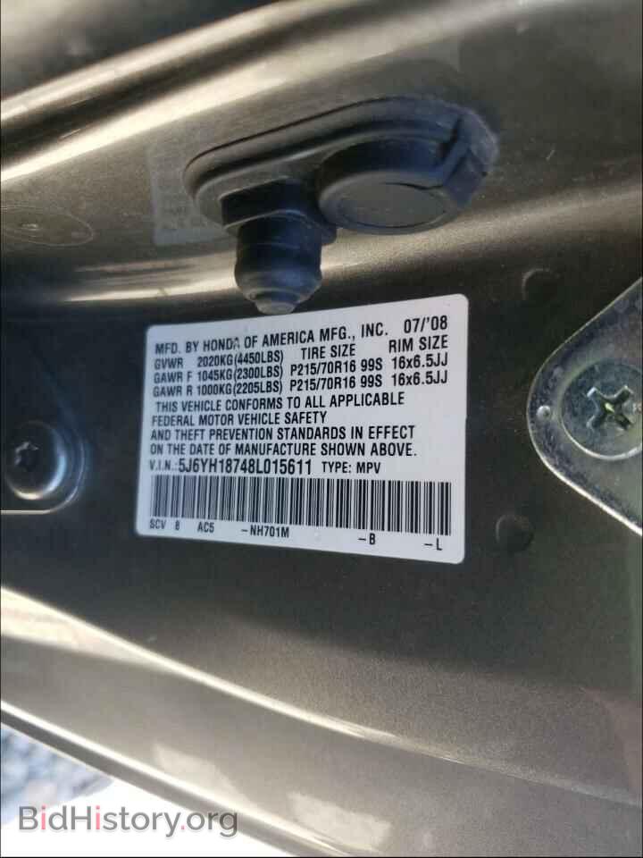 2008 HONDA ELEMENT - VIN: 5J6YH18748L015611 - Photo 10