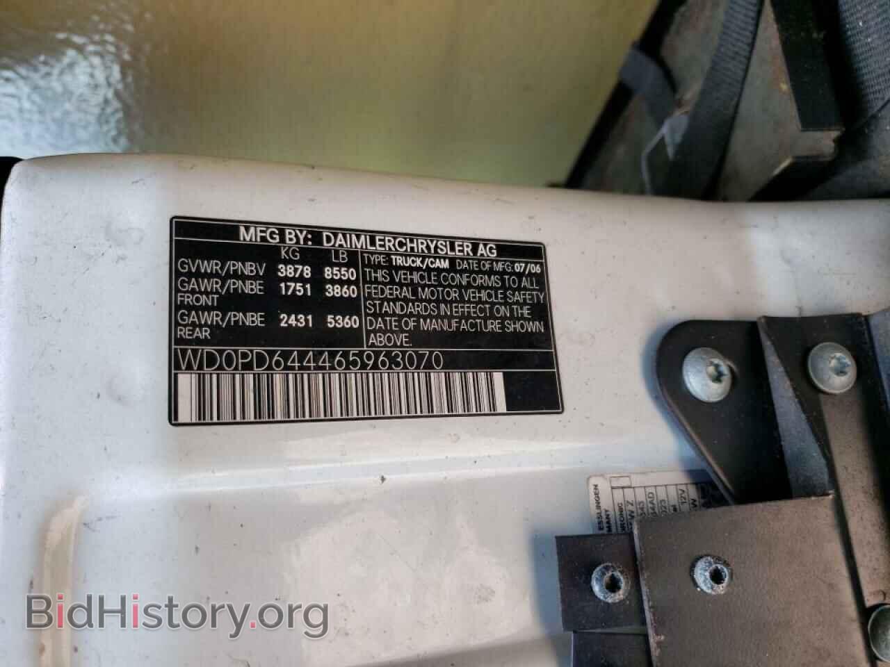 2006 DODGE SPRINTER - VIN: WD0PD644465963070 - Photo 10
