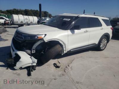 2022 Ford EXPLORER Limited, белый — VIN 1FMSK7FH8NGC41081, Copart