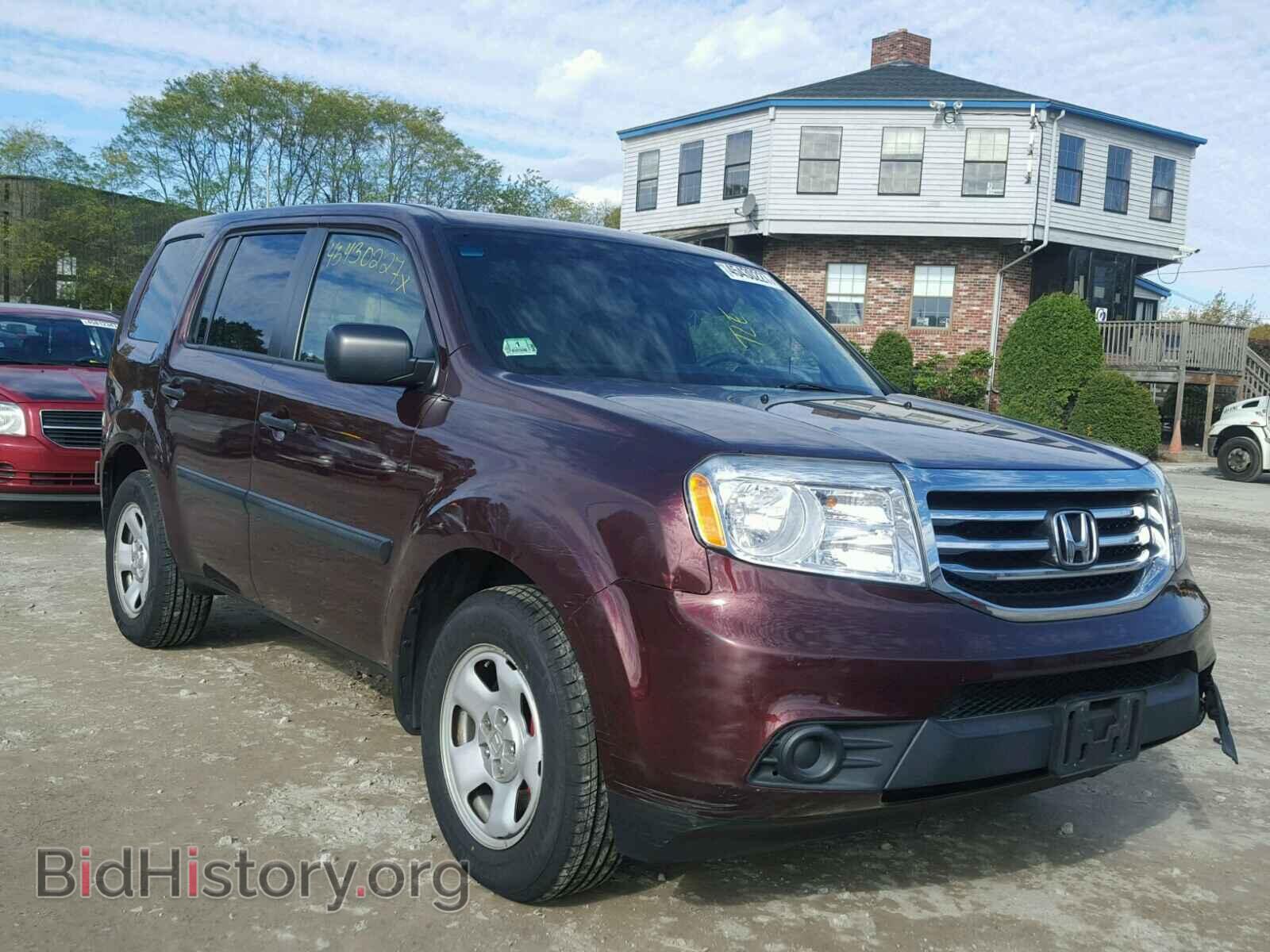 Фотография 5FNYF4H25CB021544 - HONDA PILOT 2012