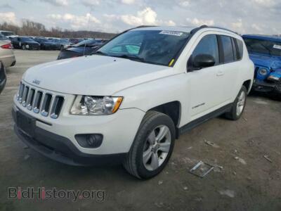 2012 Jeep COMPASS Latitude, white — VIN 1C4NJDEB1CD636265, Copart