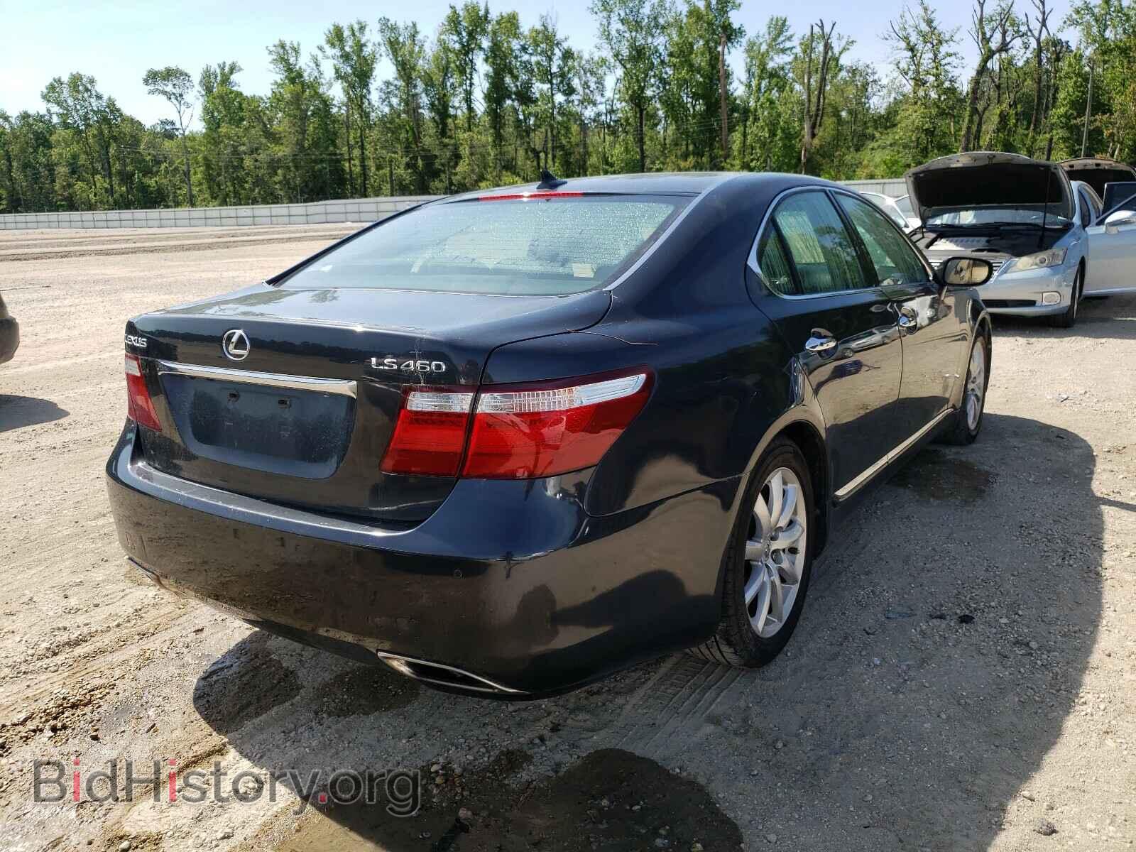 2007 LEXUS LS460 - VIN: JTHBL46F375048297 - Фото 4