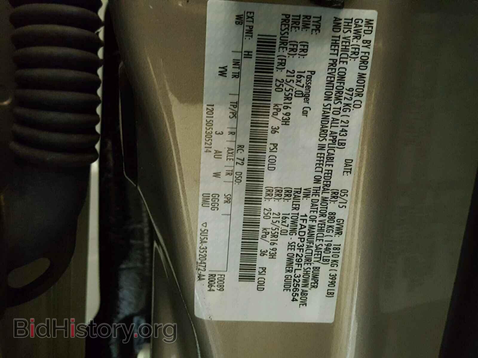 2015 FORD FOCUS - VIN: 1FADP3F29FL325654 - Photo 10
