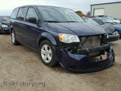2013 Dodge CARAVAN Grand Cara, blue — VIN 2C4RDGBG7DR763580, Copart