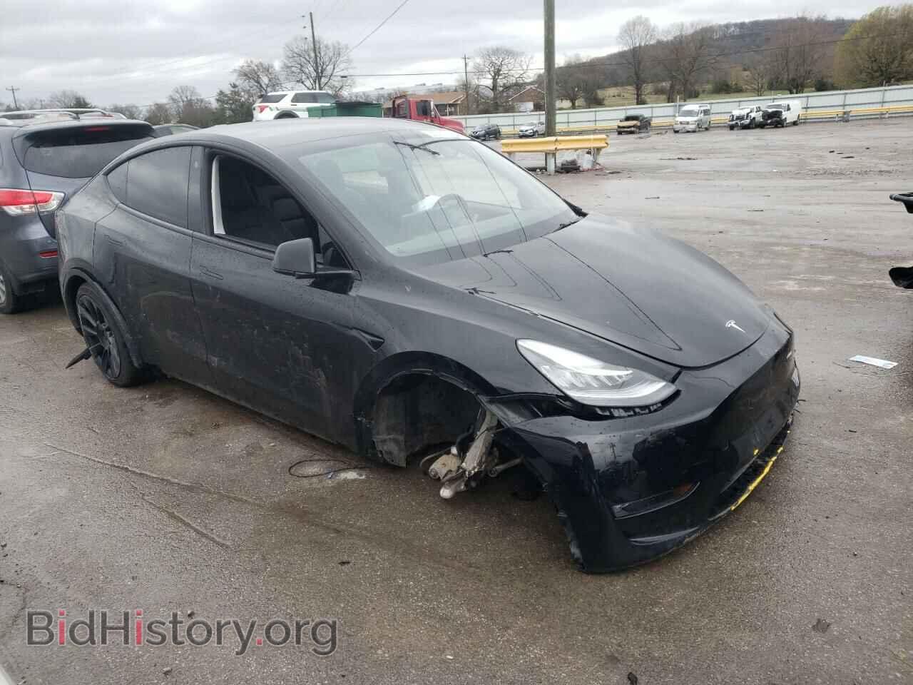 2022 TESLA MODEL Y - VIN: 7SAYGDEE2NF481522 - Фото 4