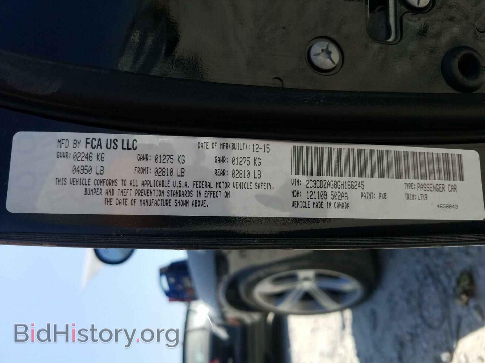 2016 DODGE CHALLENGER - VIN: 2C3CDZAG8GH166245 - Photo 10