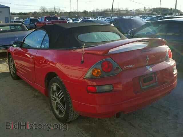2003 MITSUBISHI ECLIPSE - VIN: 4A3AE75H03E063410 - Фото 3