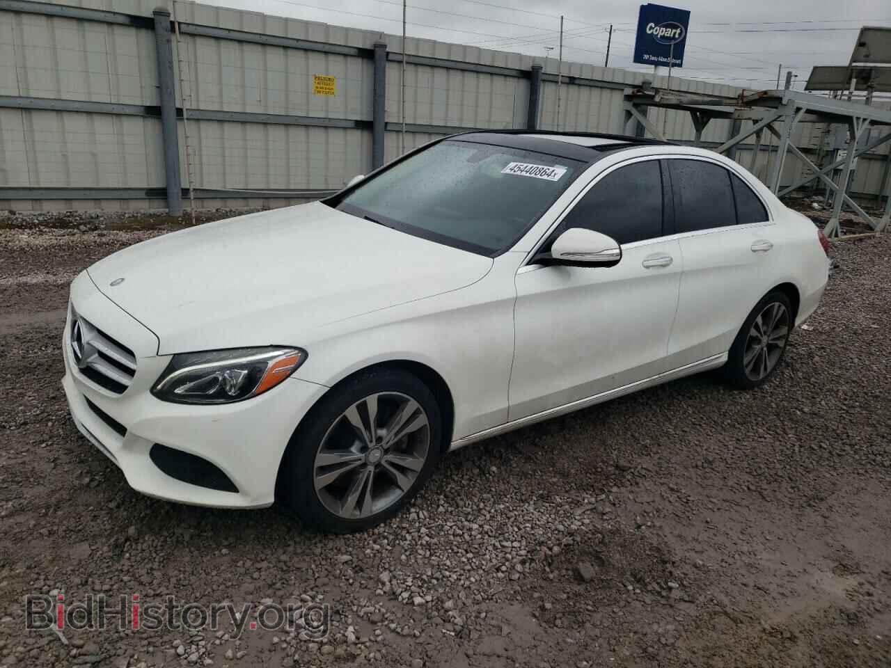 Photo 55SWF4KB4FU037902 - MERCEDES-BENZ C-CLASS 2015
