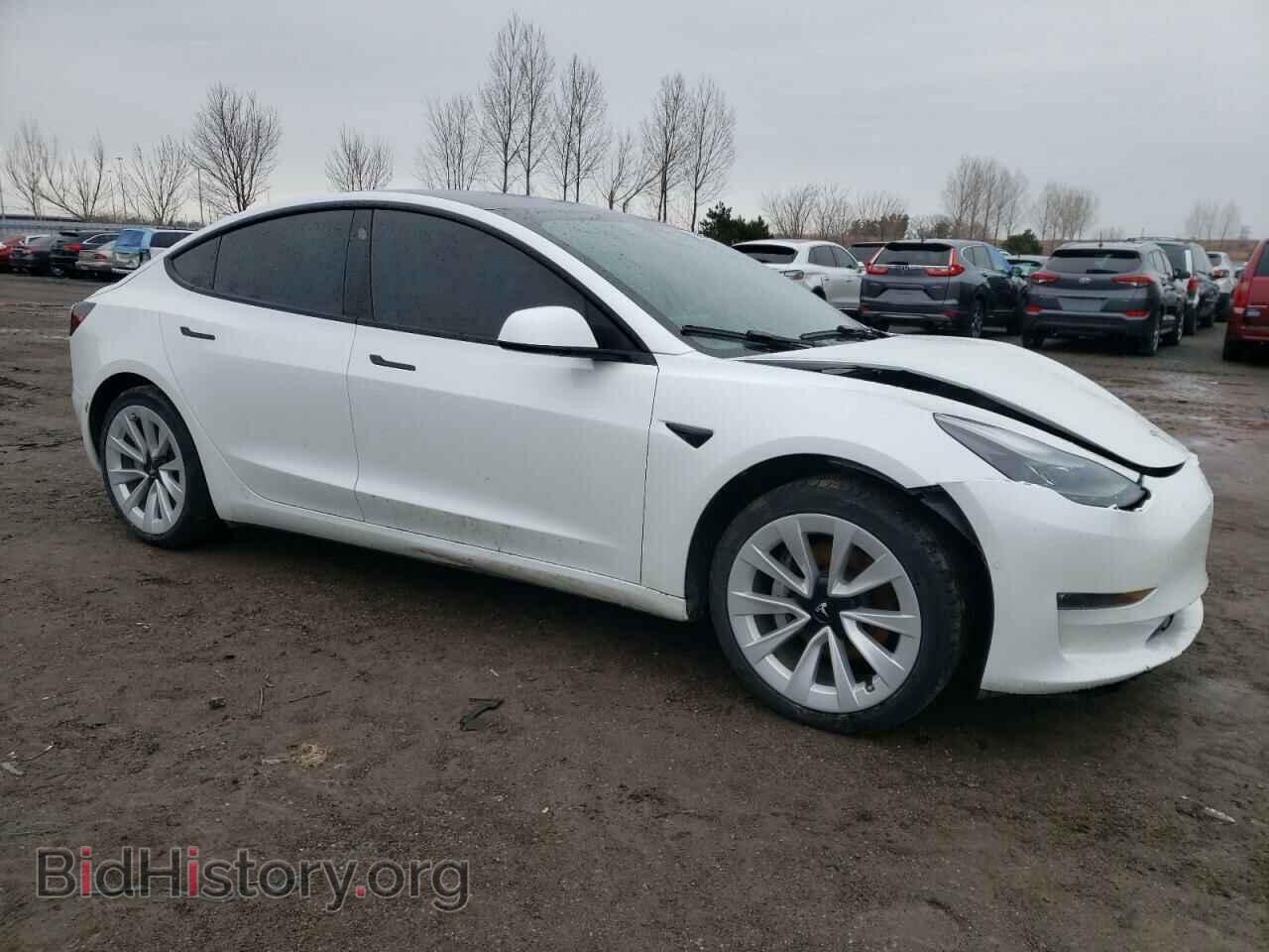 2022 TESLA MODEL 3 - VIN: 5YJ3E1EB0NF201565 - Фото 4