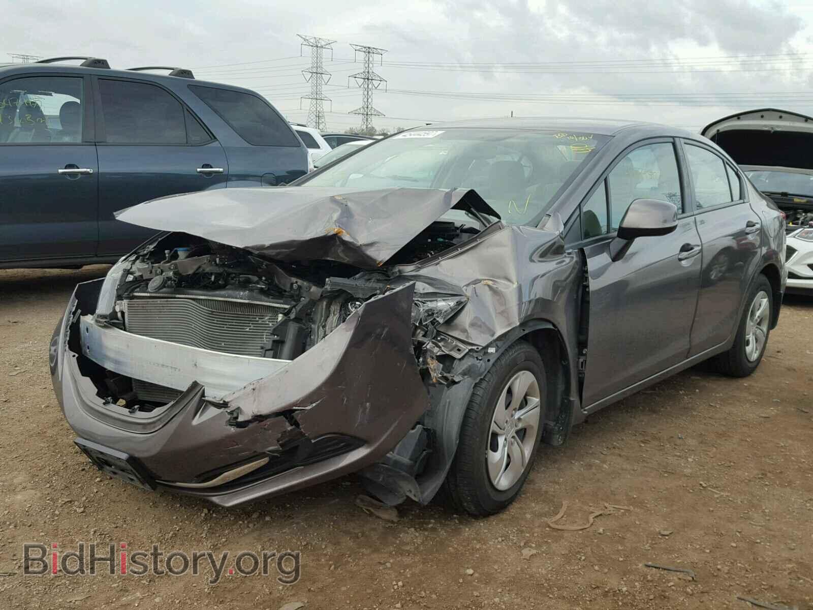 2013 HONDA CIVIC - VIN: 19XFB2F58DE060480 - Фото 2