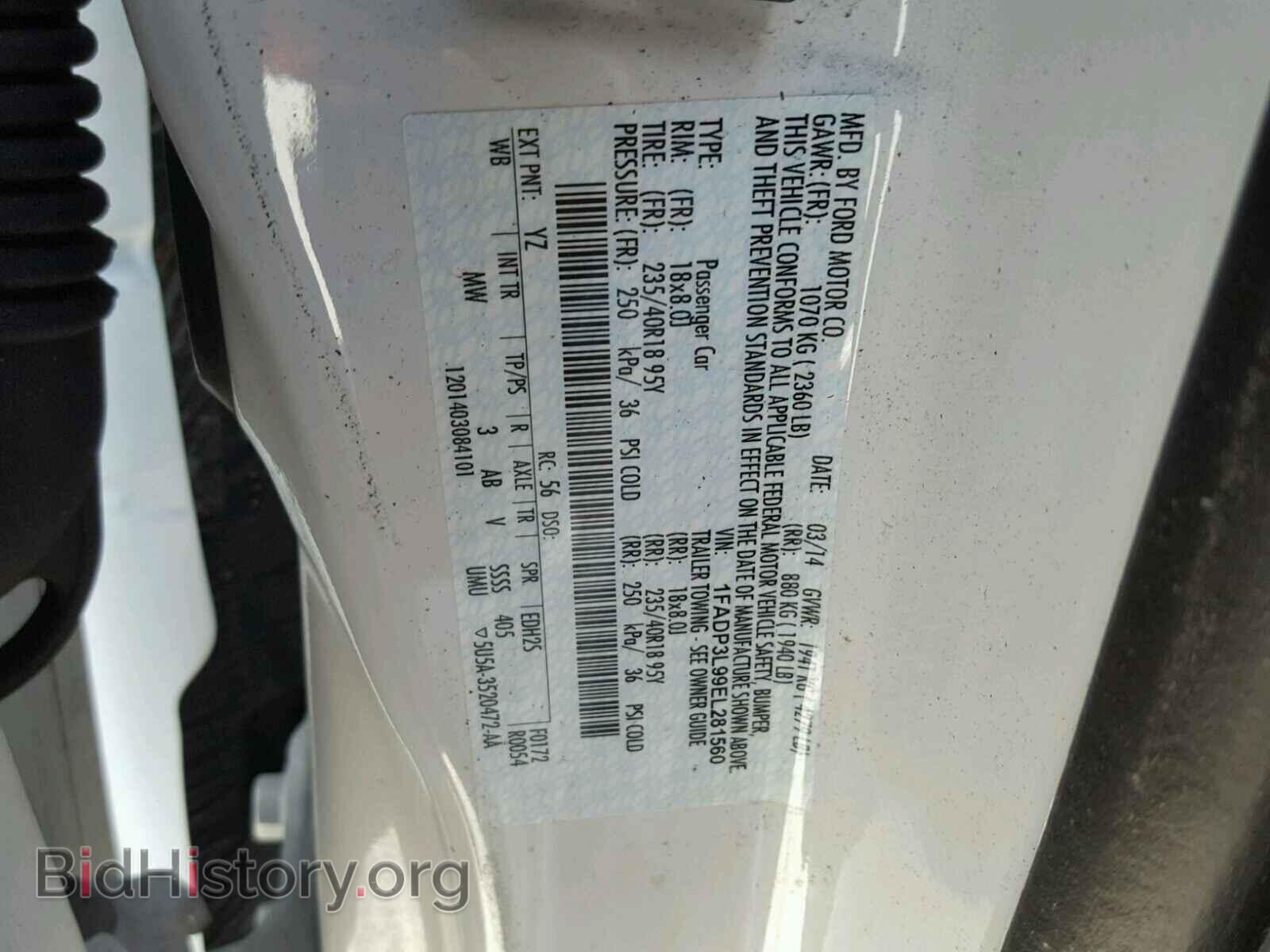 2014 FORD FOCUS - VIN: 1FADP3L99EL281560 - Photo 10