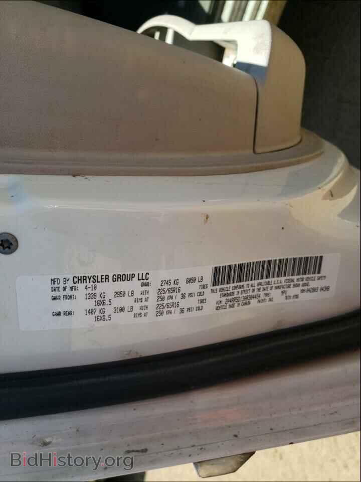 2010 CHRYSLER MINIVAN - VIN: 2A4RR5D13AR304454 - Фото 10