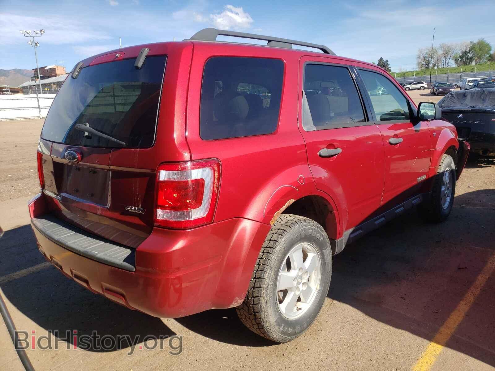 2008 FORD ESCAPE - VIN: 1FMCU93148KB02701 - Фото 4
