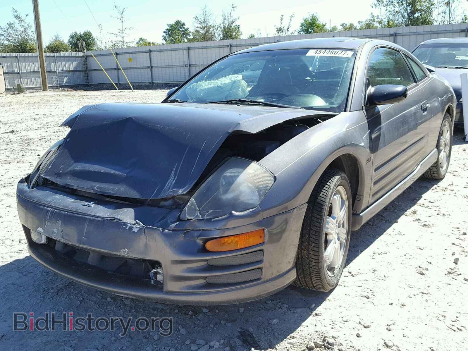 2002 MITSUBISHI ECLIPSE - VIN: 4A3AC84H92E016484 - Фото 2