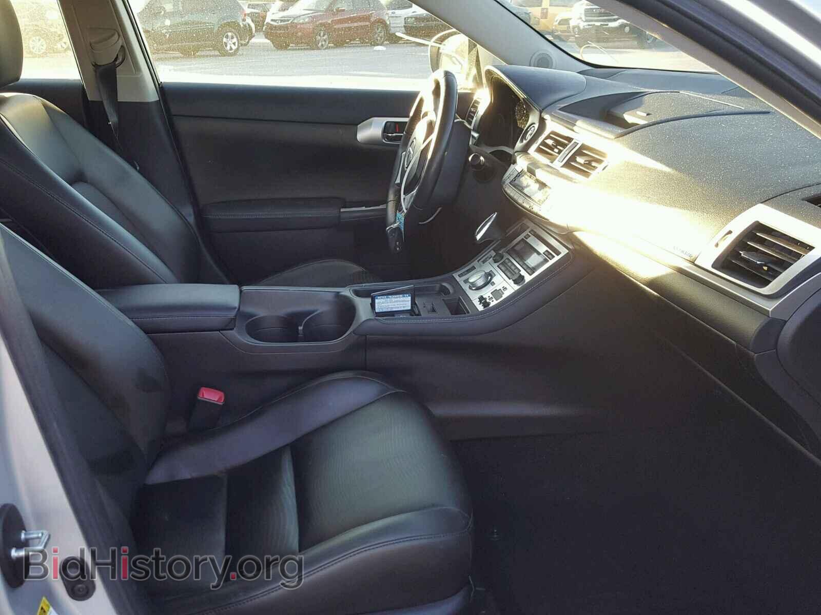 2012 LEXUS CT 200 - VIN: JTHKD5BH0C2109725 - Фото 5