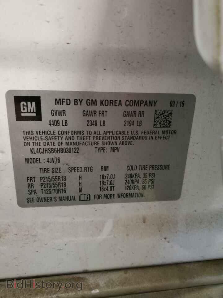 2017 BUICK ENCORE - VIN: KL4CJHSB6HB030122 - Photo 13