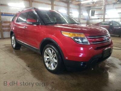 2012 Ford EXPLORER Explorer L, burgundy — VIN 1FMHK8F82CGA82023, Copart