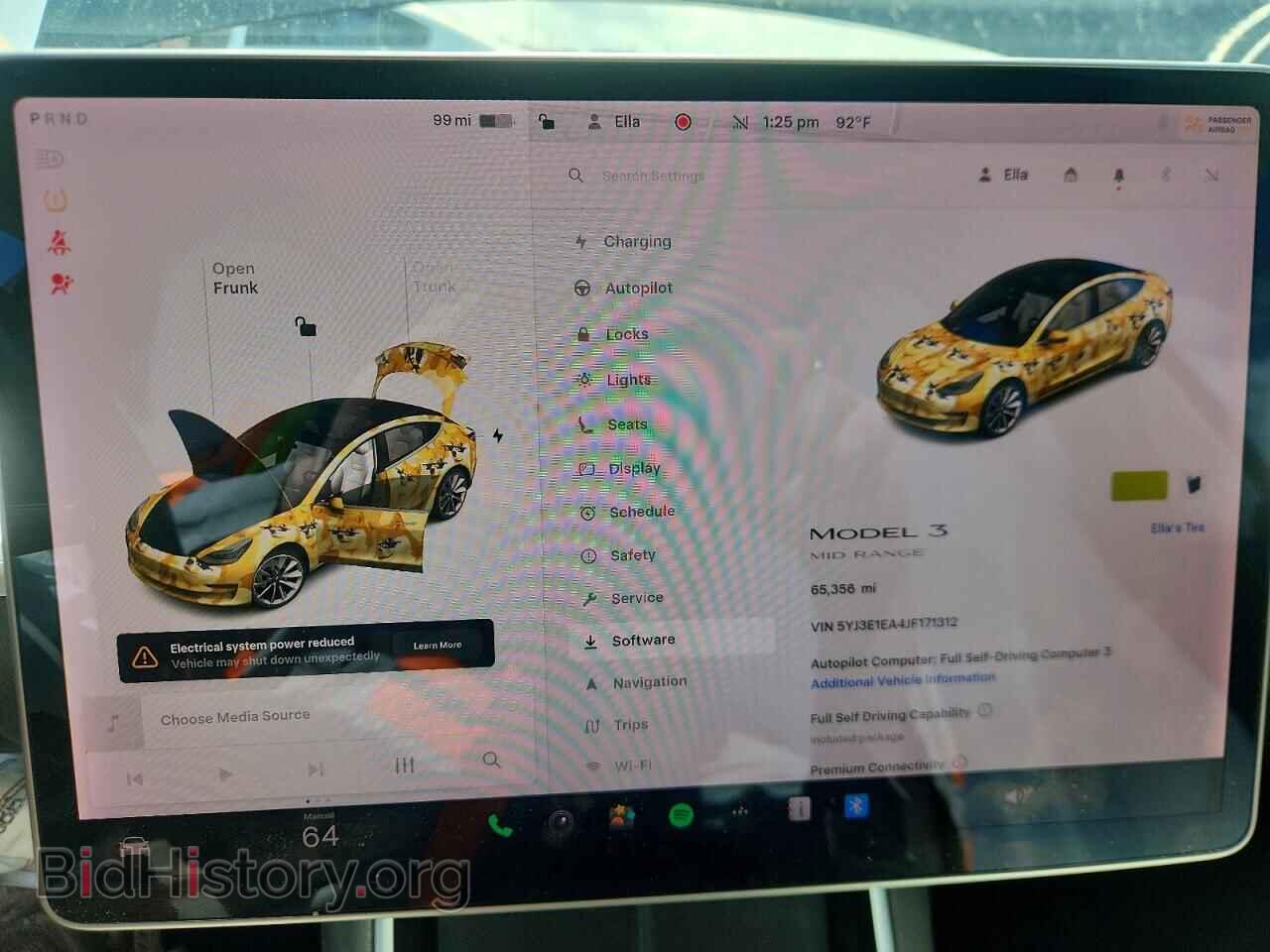 2018 TESLA MODEL 3 - VIN: 5YJ3E1EA4JF171312 - Photo 9