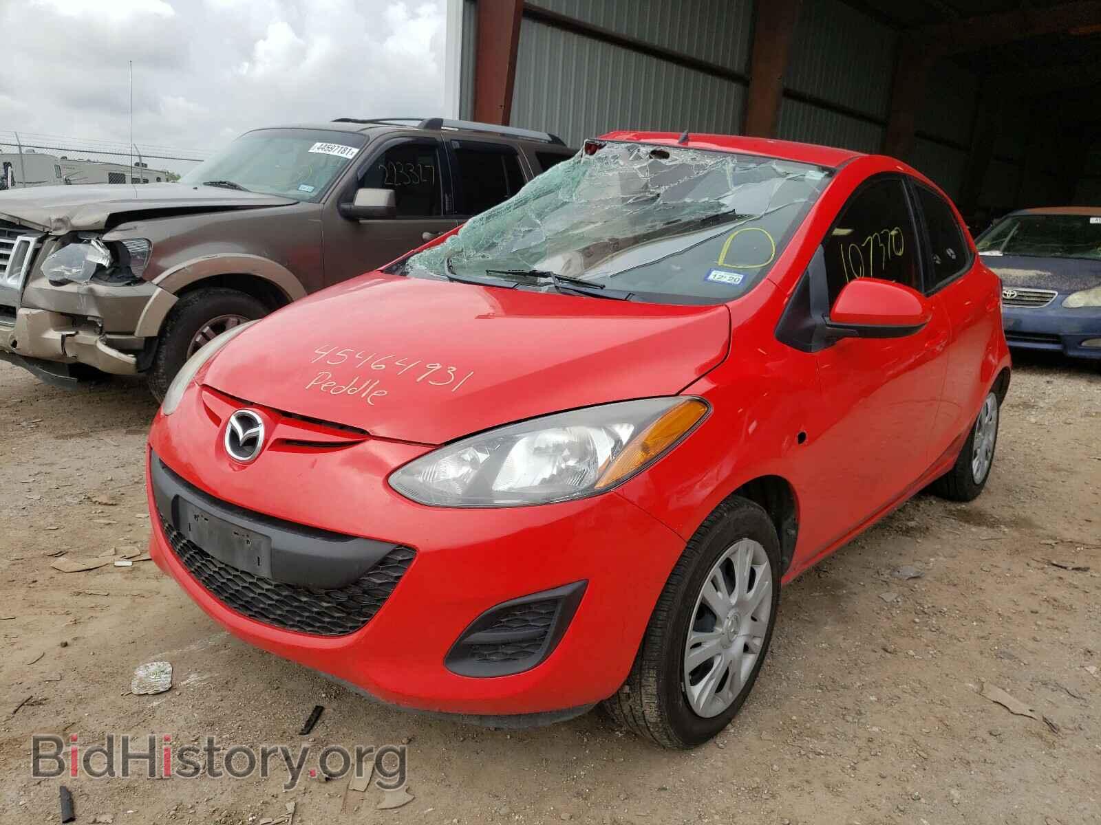 2012 MAZDA 2 - VIN: JM1DE1KY2C0144651 - Фото 2