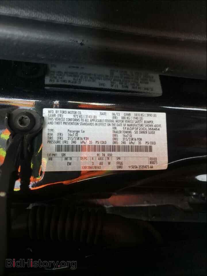 2013 FORD FOCUS - VIN: 1FADP3F23DL368464 - Photo 10
