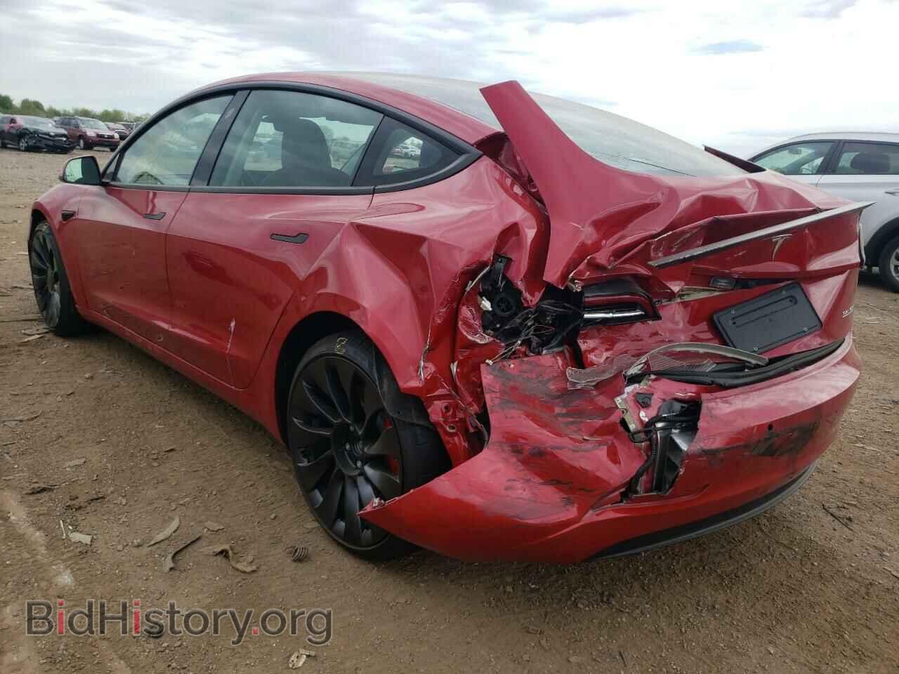 2022 TESLA MODEL 3 - VIN: 5YJ3E1EC6NF203040 - Фото 3