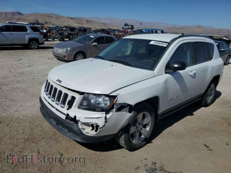 2015 Jeep COMPASS Sport (VIN 1C4NJDBB2FD147835) — photo 1 of 12, Copart, damage: front end