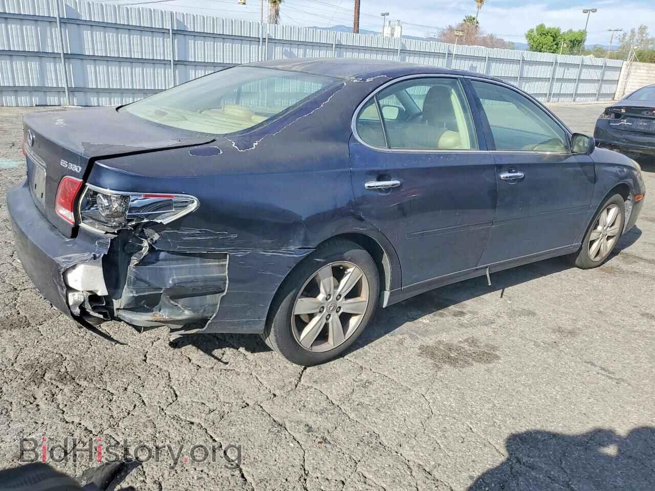 2005 LEXUS ES250 - VIN: JTHBA30G655124223 - Фото 3
