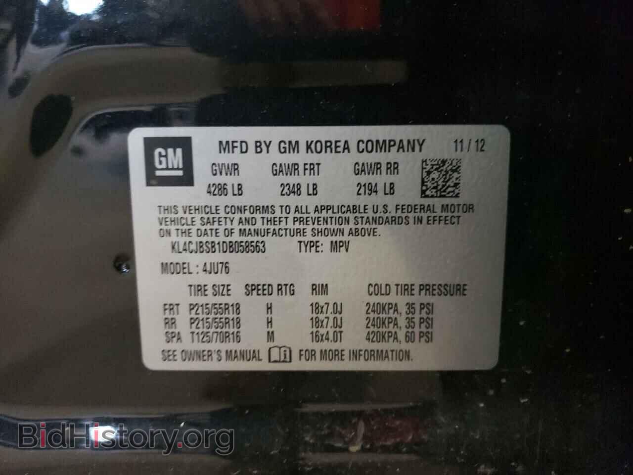 2013 BUICK ENCORE - VIN: KL4CJBSB1DB058563 - Photo 10