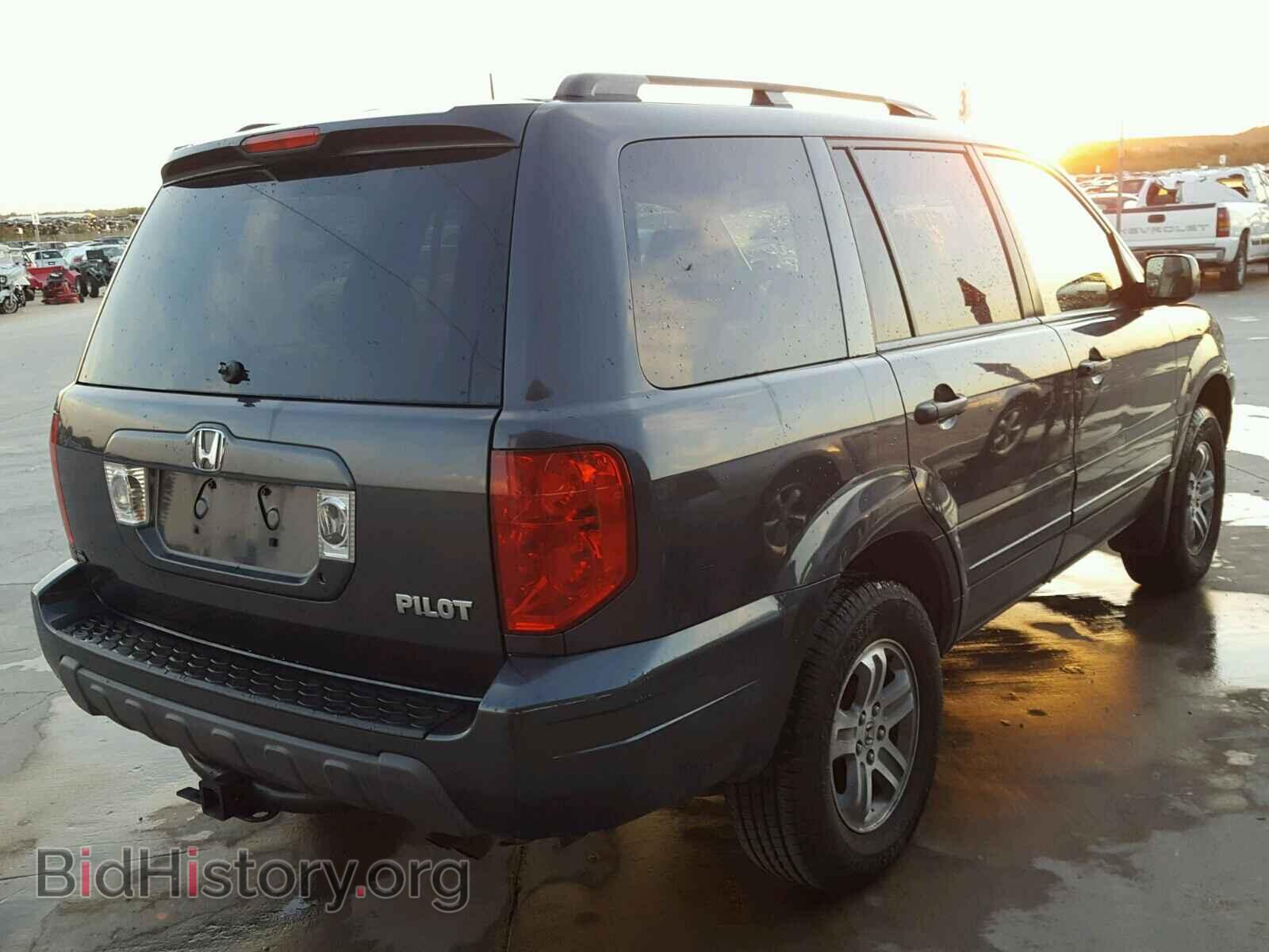 2005 HONDA PILOT - VIN: 2HKYF18515H537347 - Фото 4