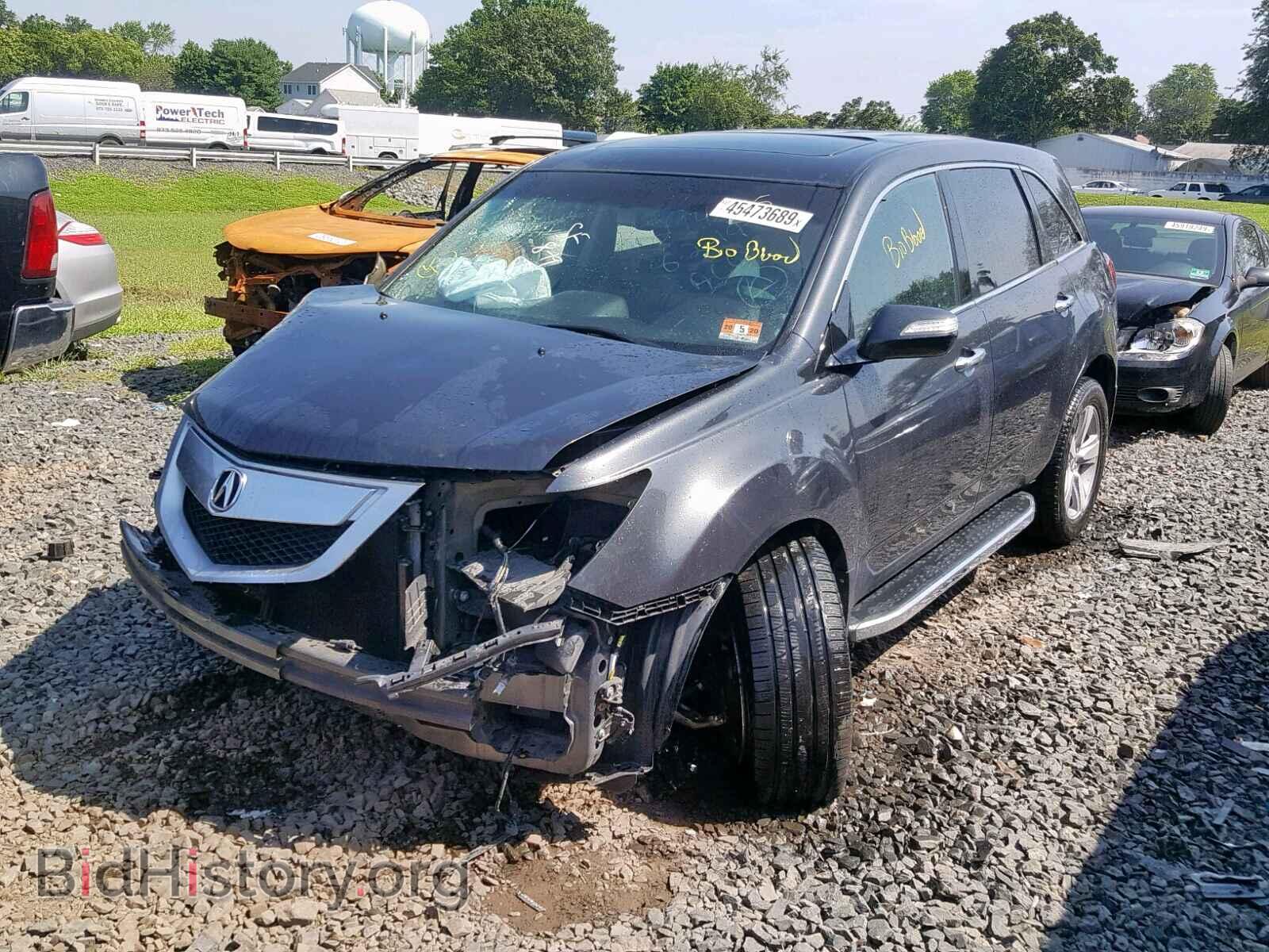 2013 ACURA MDX - VIN: 2HNYD2H3XDH524026 - Фото 2