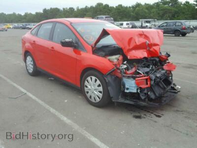 2012 Ford FOCUS Focus SE, красный — VIN 1FAHP3F29CL118582, Copart