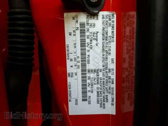 2013 FORD FOCUS - VIN: 1FADP3F24DL107005 - Фото 10
