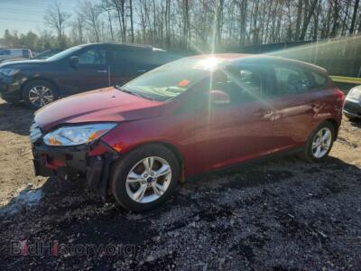 2014 Ford FOCUS SE, красный — VIN 1FADP3K28EL438371, Copart