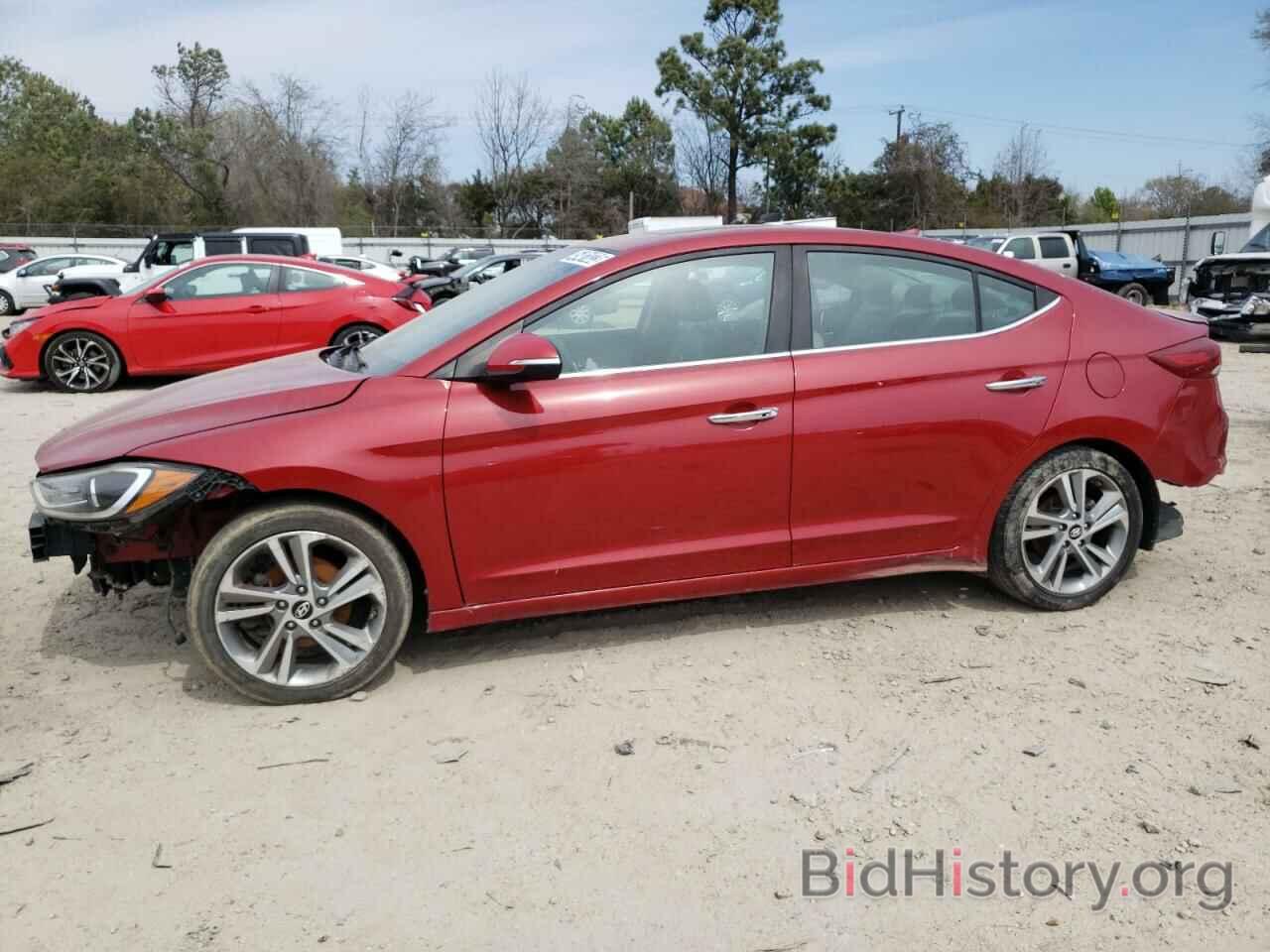 Photo KMHD84LF4HU127318 - HYUNDAI ELANTRA 2017