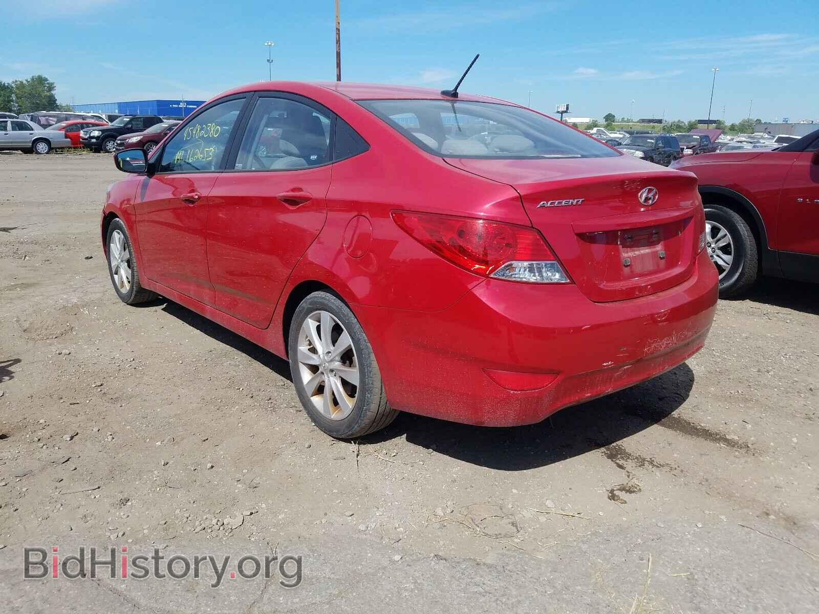 2012 HYUNDAI ACCENT - VIN: KMHCU4AEXCU147938 - Фото 3
